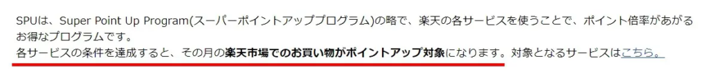 楽天SPUは後からでも適用されます